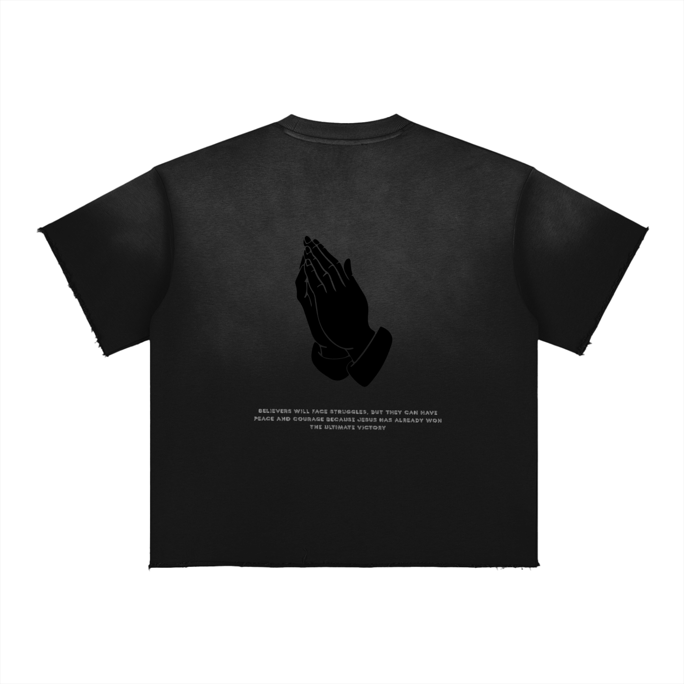 Sun Fade Raw Edge T-Shirt