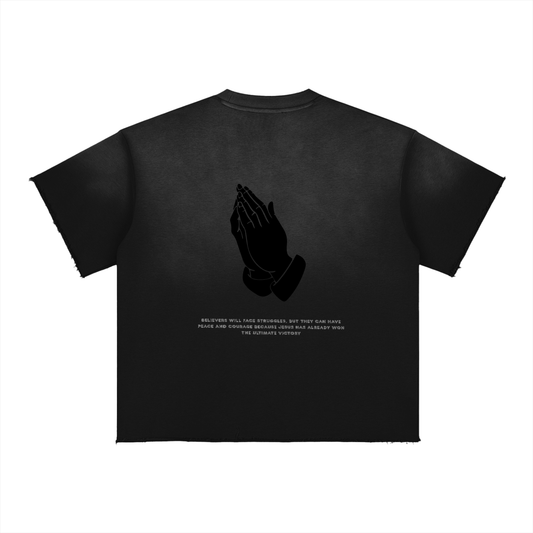 Sun Fade Raw Edge T-Shirt
