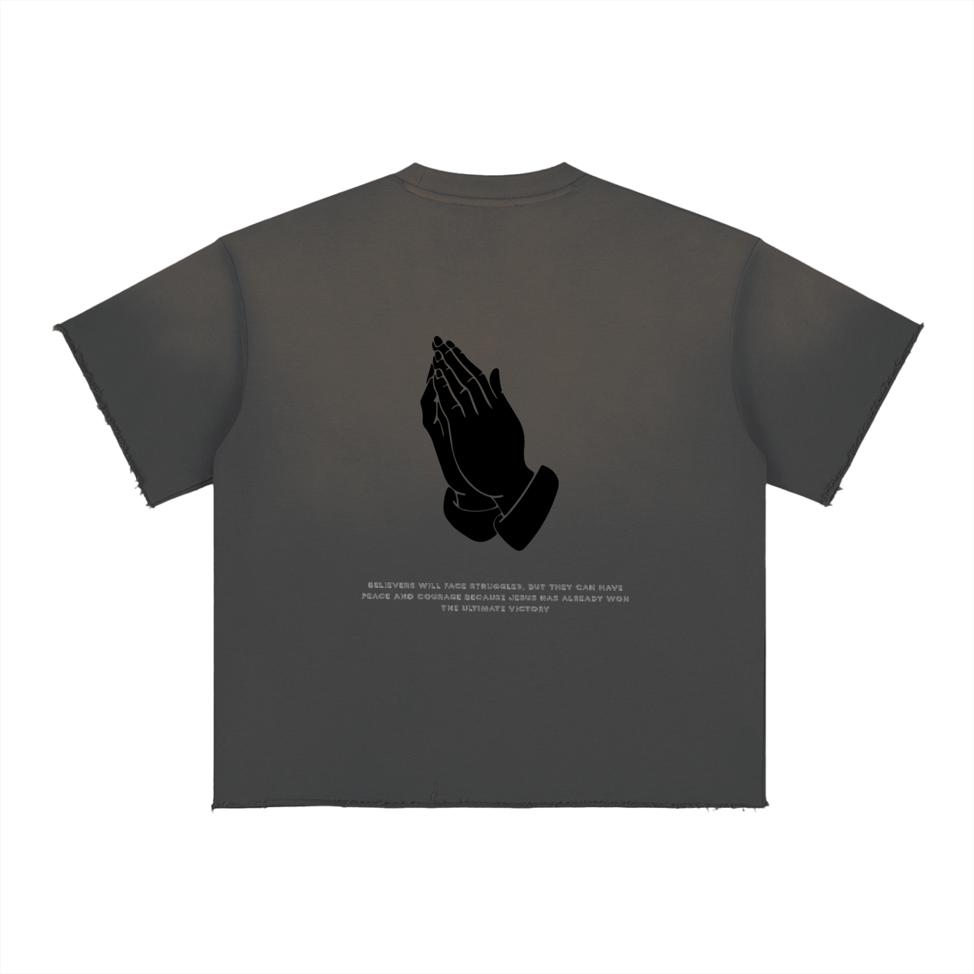 Sun Fade Raw Edge T-Shirt