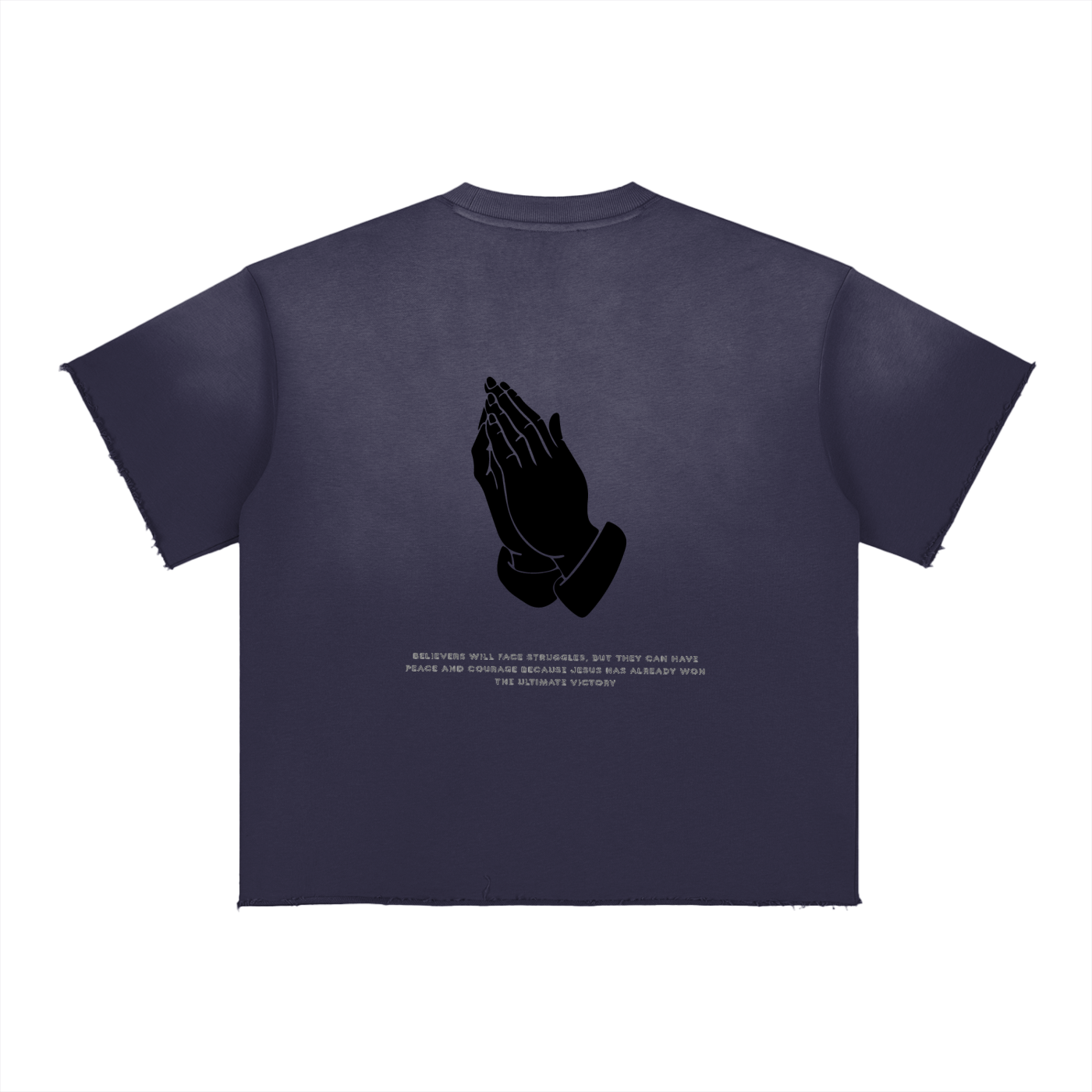 Sun Fade Raw Edge T-Shirt