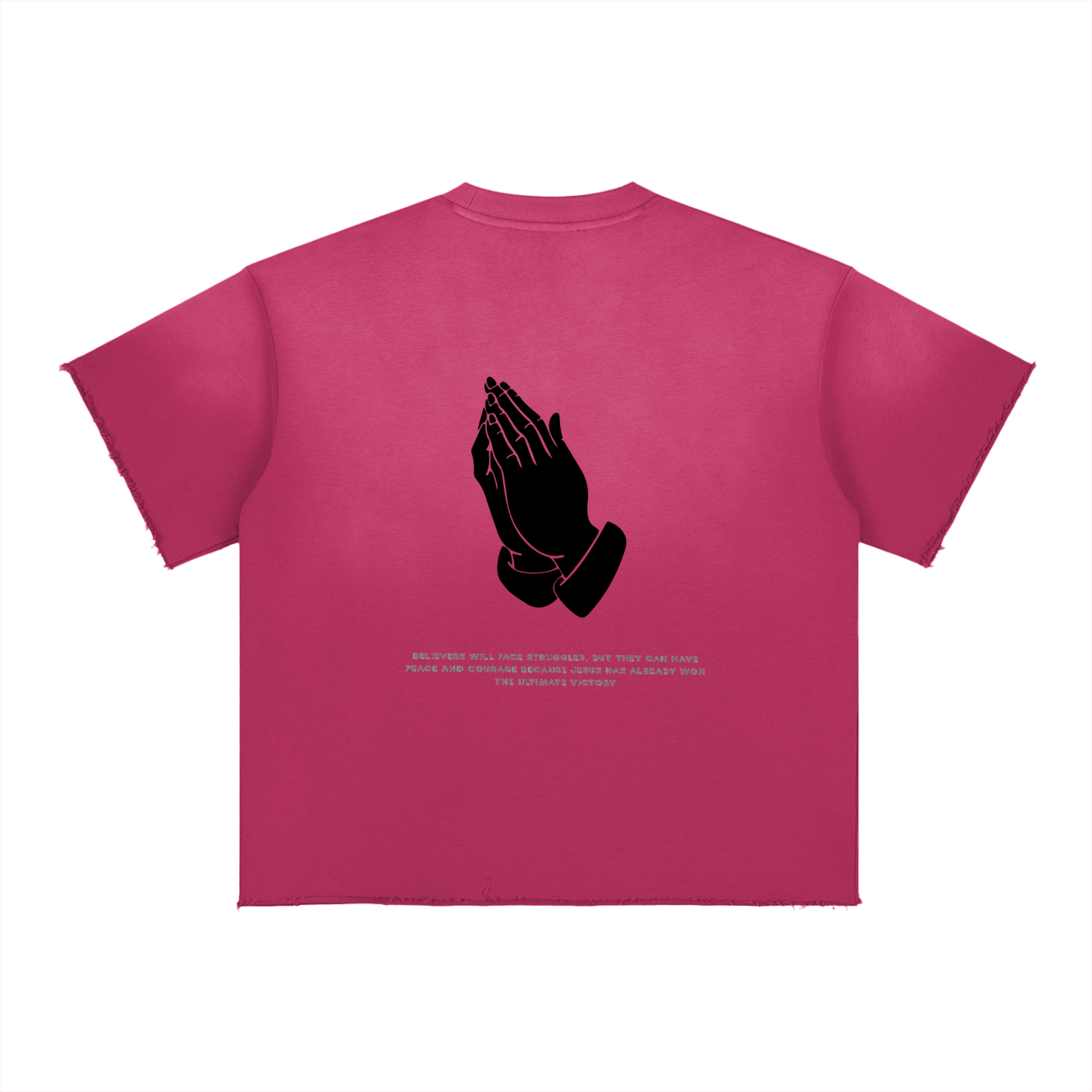 Sun Fade Raw Edge T-Shirt
